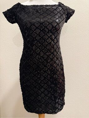 Crystal Doll sequin mini dress